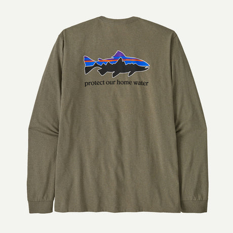 Patagonia Men's Long-Sleeved Home Water Trout Responsibili-Tee®