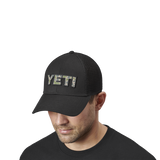 YETI CAMO LOGO BADGE TRUCKER HAT