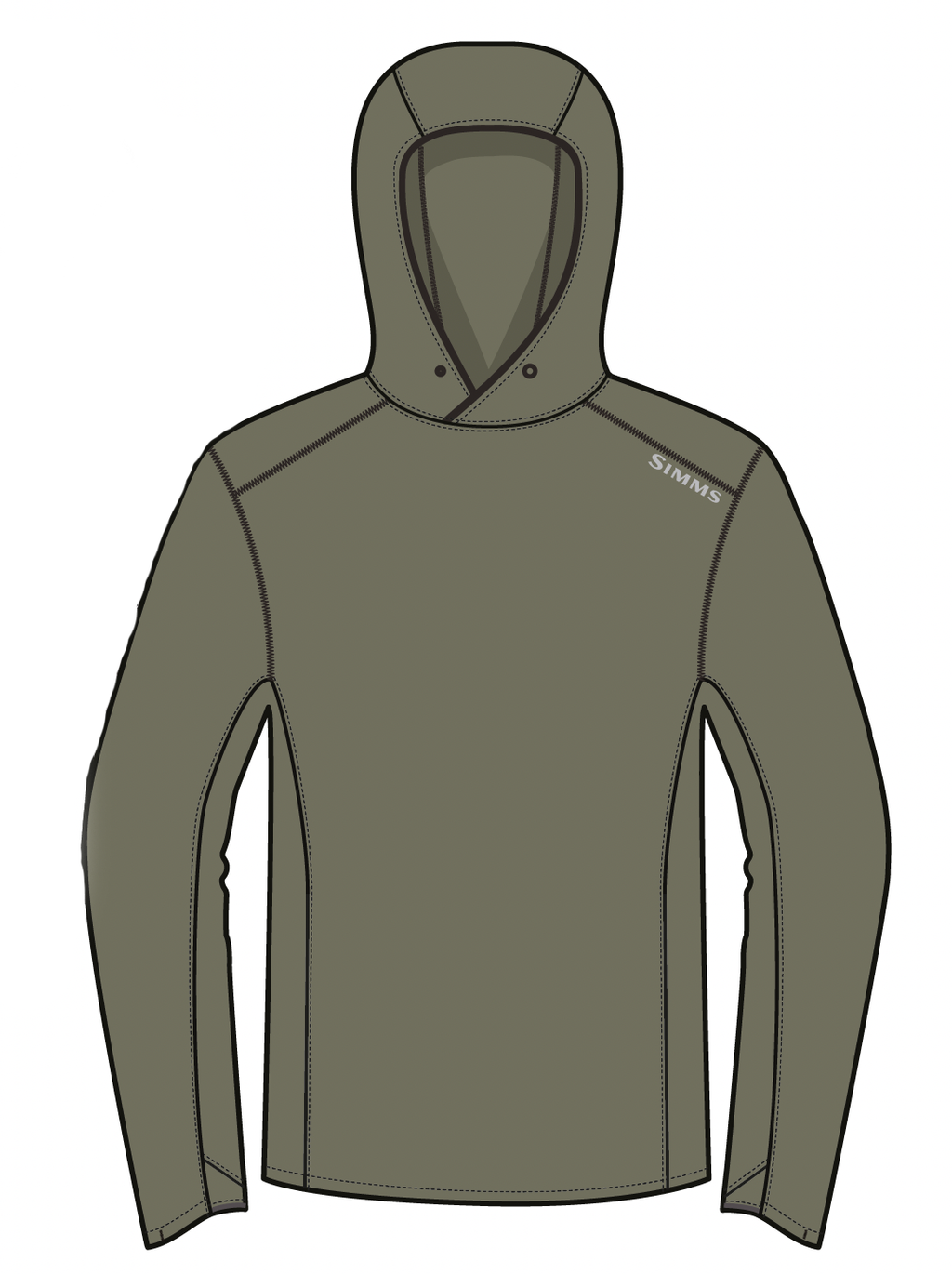 Simms Bugstopper Solarflex Hoody