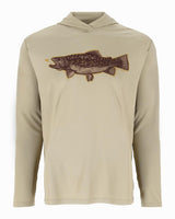 Simms Tech Hoody - Artist Series Stone Trout Fly