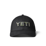 YETI CAMO LOGO BADGE TRUCKER HAT