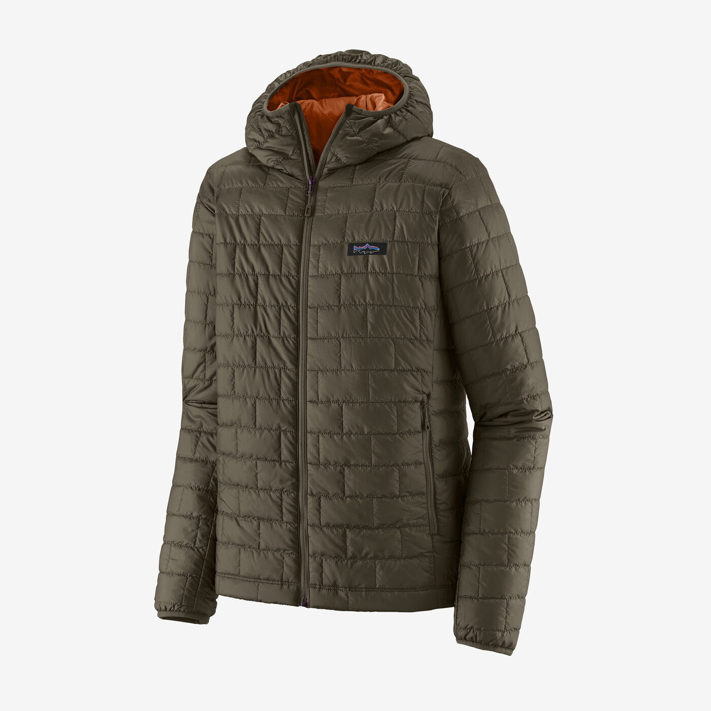 Patagonia Men s Nano Puff Fitz Roy Trout Hoody Clonanav Fly Fishing