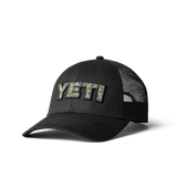 YETI CAMO LOGO BADGE TRUCKER HAT