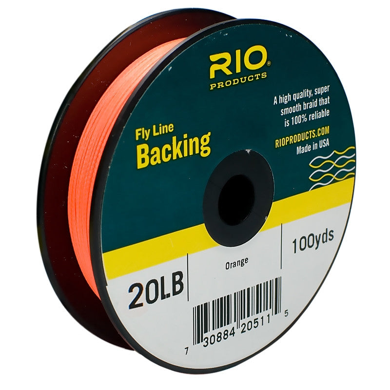 Rio Fly Line Backing, Orange / 30lb 100yds