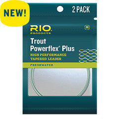 Rio Powerflex Trout 9ft Leader - 3 Pack 3X